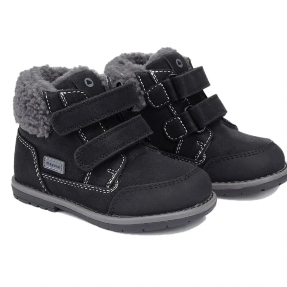 MAYORAL - Baby Boy Booty, Black with Mountain booty detail sheep